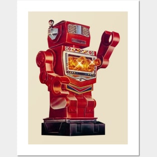 Hero Robot Battery Operated Classic Posters and Art